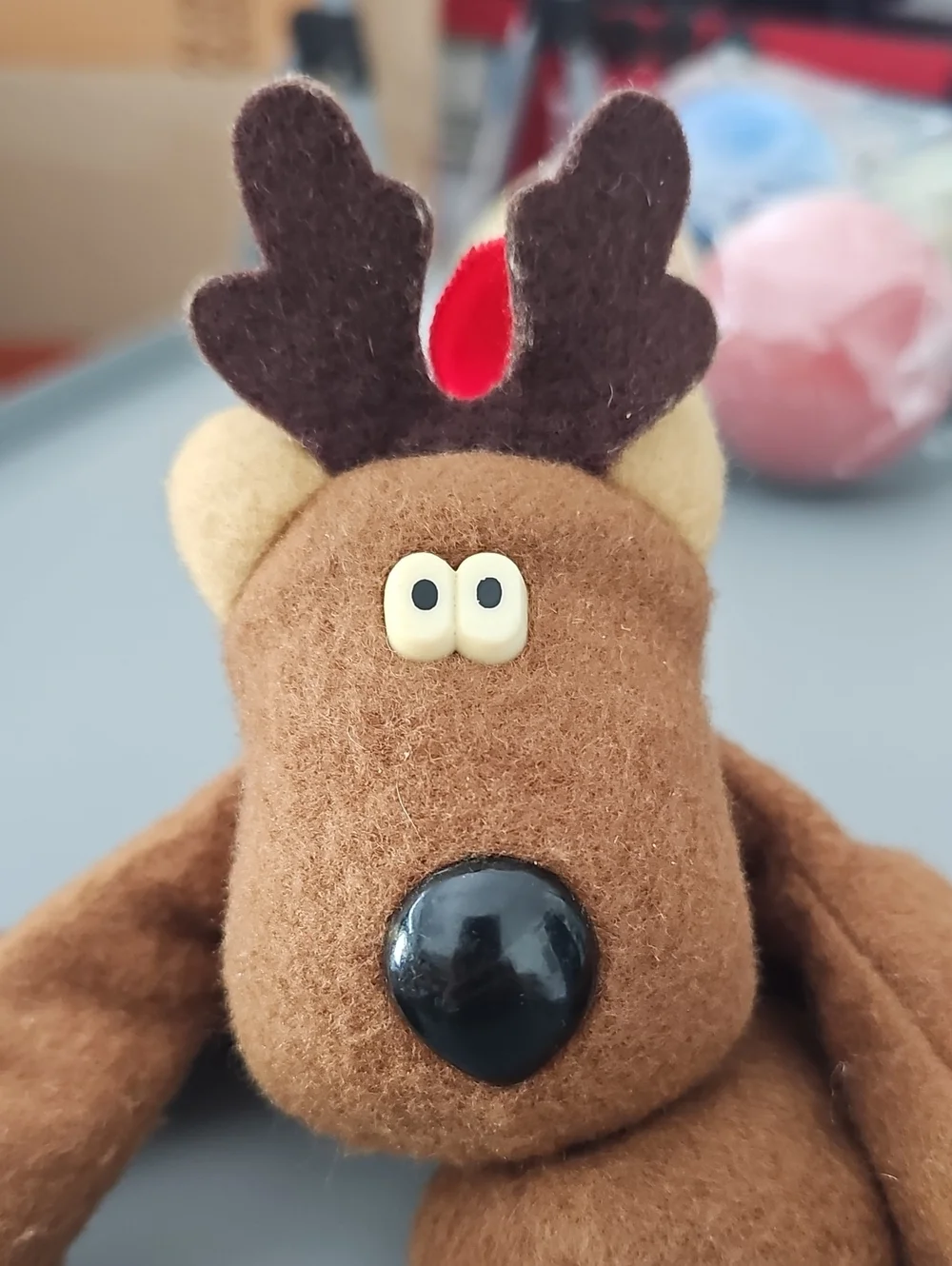 Rodney Reindeer Bean Bag Plush Christmas Vintage Deer Buck 🦌